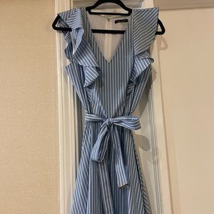 Tommy Hilfiger Blue Pin Striped Dress.